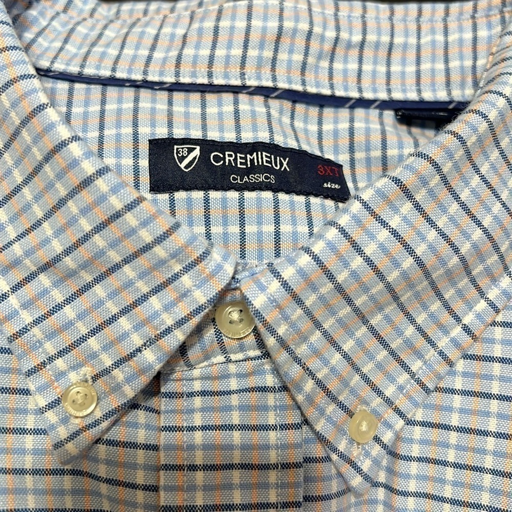 Cremieux checkered short sleeve dress shirt
